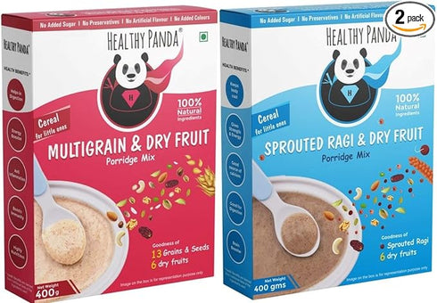 HEALTHY PANDA Organic Multigrain Dry fruit Baby Cereal